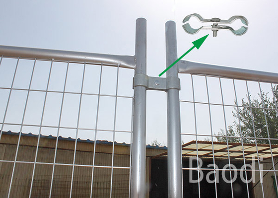 Evento provisório galvanizado removível que cerca com quadro redondo/malha soldada
