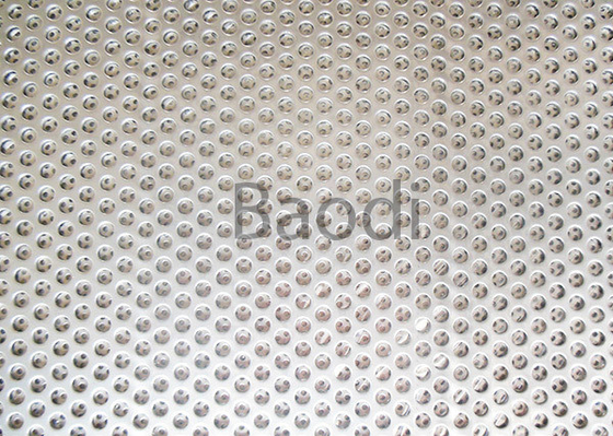 Chapa de aço perfurada da arquitetura/da construção com baixa matéria prima do ferro do carbono