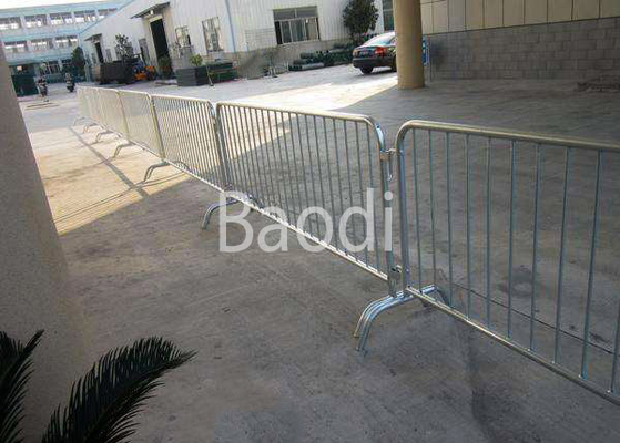 Os painéis provisórios galvanizados da cerca do aço carbono para a atividade exterior/concerto mostram