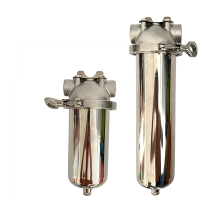 5/10/20 polegadas cartucho de aço inoxidável Filtro de casa para filtragem taxa de fluxo 6/8/15 T/H 0 potência w