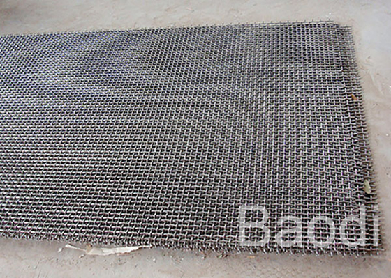 A planície de mineração tece Mesh Galvanized Wire frisado