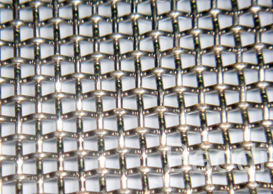 Rede de arame frisada inoxidável decorativa de construção da tela 1.6mm