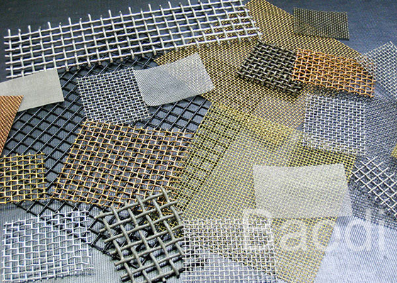 Aço tecido uso do filtro 0.4mm Dia Crimped Wire Mesh Carbon