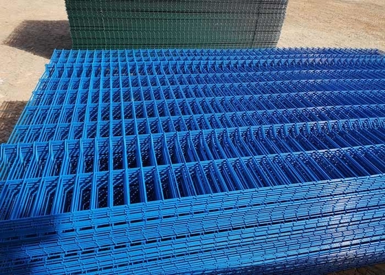 O fio redondo Mesh Garden Fence Pvc Coated do cargo galvanizou o ferro