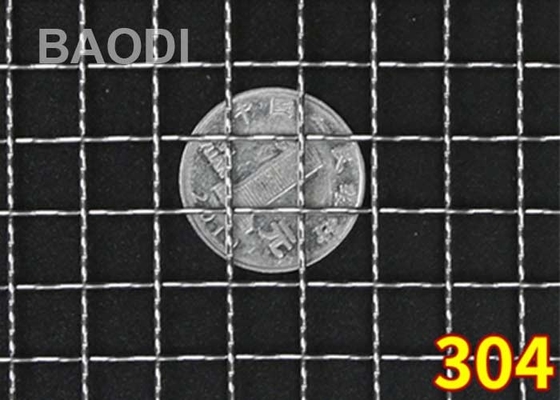 316L 2&quot; tela de fio frisada galvanizou o ferro dobro de tecelagem