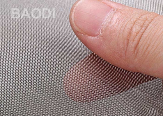 Furos de quadrado fio frisado tecido 18 polegadas Mesh Stainless Steel Rolls