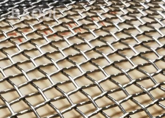 A planície tece o fio frisado 1.5m Mesh Woven Panels da largura