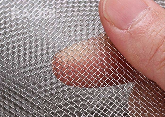 Construção de alumínio Mesh Plain Weaving Alkali Resistant frisado 0.4mm