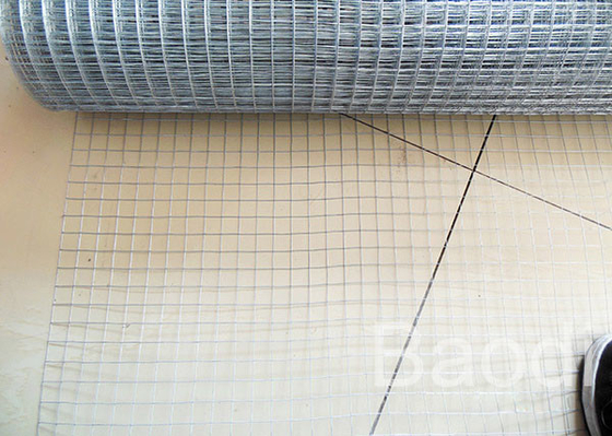 Rede de arame soldada de aço inoxidável de grande resistência com estrutura contínua 1" X 1"