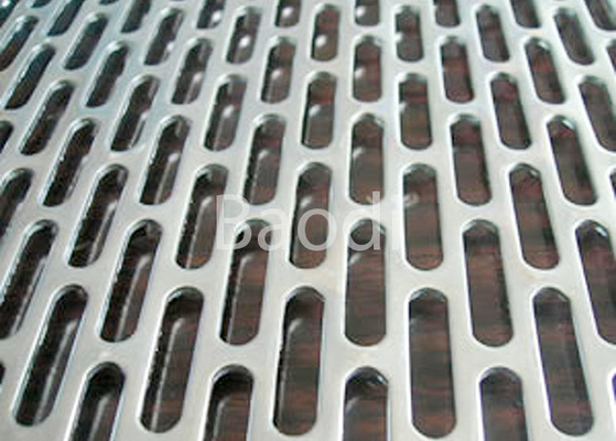 Chapa de aço perfurada galvanizada furo entalhada para a arquitetura 1.5m x 3m