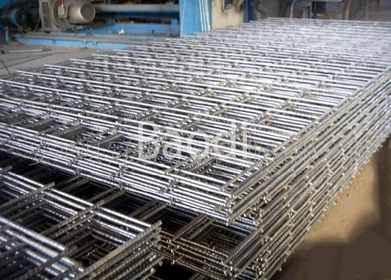 Painéis de rede de arame concretos do Rebar forte do aeroporto com grades retangulares/quadrado