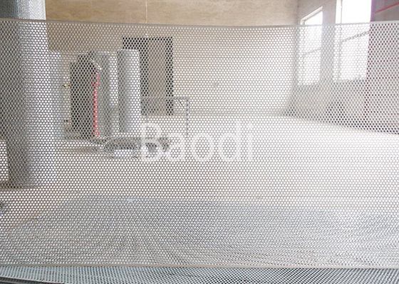 Chapa de aço perfurada da arquitetura/da construção com baixa matéria prima do ferro do carbono