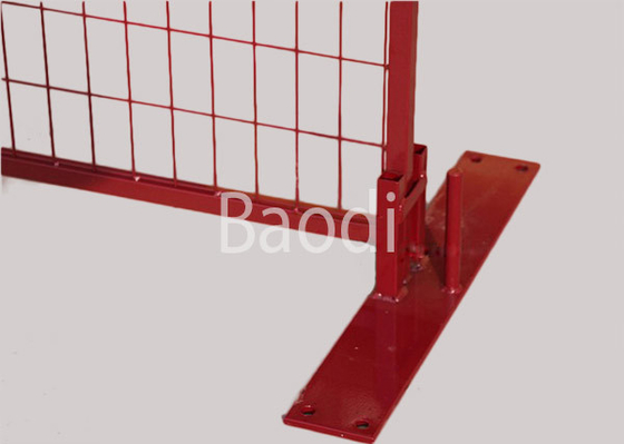 Painéis portáteis galvanizados da cerca, barricadas eretas livres do controle de multidão