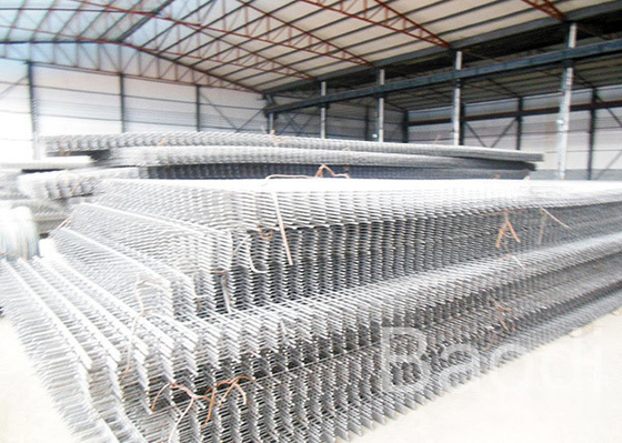 Painéis de rede de arame concretos do Rebar forte do aeroporto com grades retangulares/quadrado