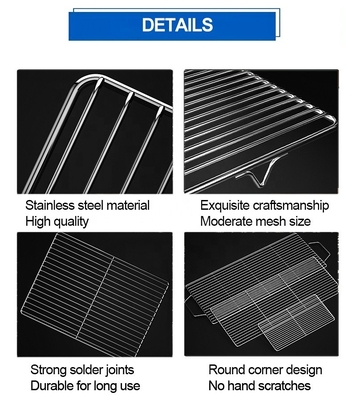 Grill Rack comprimento 260 / 300mm Top escolha para churrascos ao ar livre e assar