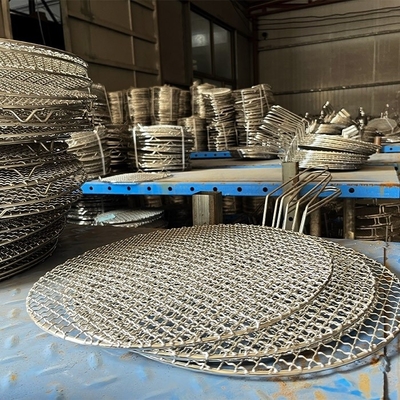 2cm/5cm Pernas/Pés Rede de churrasco antiaderente Construção metálica conveniente para limpeza sem esforço e churrasco perfeito