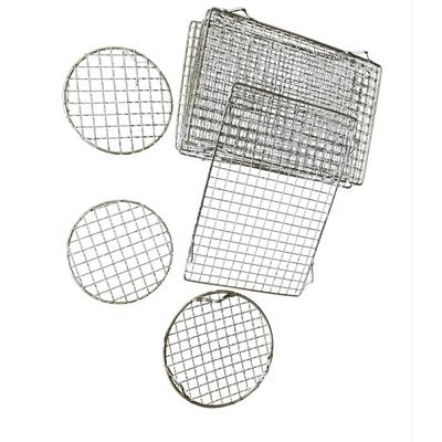 Outros acessórios Grill de churrasco sem fumo reutilizável Grelha de painel redondo Diâmetro 13-60cm para churrasco saudável e fácil