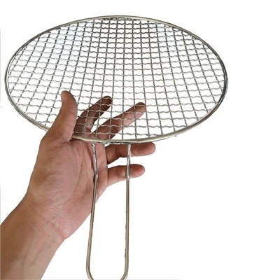 Outros acessórios Grill de churrasco sem fumo reutilizável Grelha de painel redondo Diâmetro 13-60cm para churrasco saudável e fácil