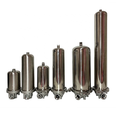 5/10/20 polegadas cartucho de aço inoxidável Filtro de casa para filtragem taxa de fluxo 6/8/15 T/H 0 potência w