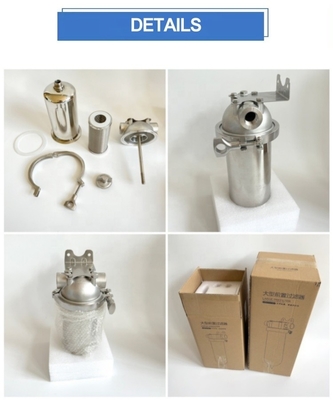 5/10/20 polegadas cartucho de aço inoxidável Filtro de casa para filtragem taxa de fluxo 6/8/15 T/H 0 potência w
