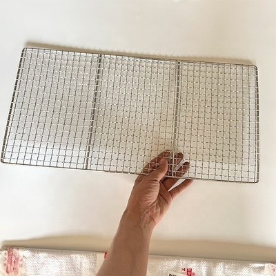 Rede de grelha de cozinha leve e duradoura Grelha de grelha de arame farpado para piqueniques Resistente ao calor 1 kg