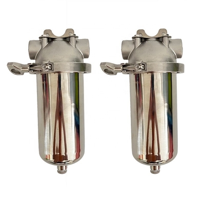 1 &quot; BSP Interface Filtro de tubulação de aço inoxidável para filtração específica Design personalizável NPT/BSPT/BSP Thread Standard