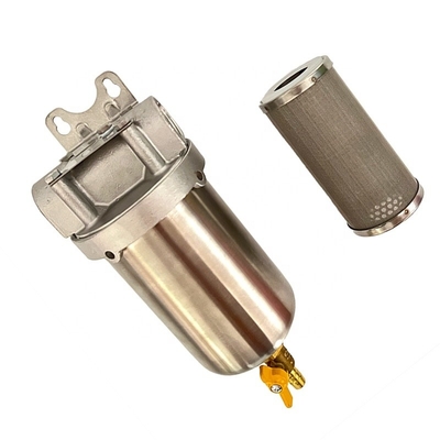 Filtro de tubulação SS304 de tamanho 10 polegadas durável e resistente à corrosão para compradores de língua inglesa