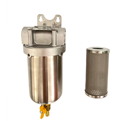 Eficiência de fluxo Filtro de tubulação de aço inoxidável para fio industrial NPT/BSPT/BSP Padrão 6/8/15 T/H Taxa de fluxo Industrial
