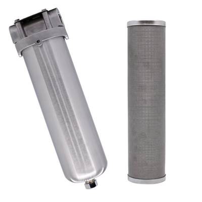 Prefiltro de aço inoxidável 304 para casa Casa inteira Purificador de água de grande fluxo NPT/BSPT/BSP Thread Standard 0.1-1Mpa