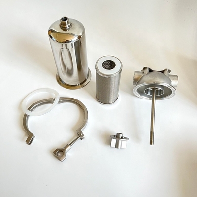 304 aço inoxidável pré-filtro sistema de filtragem de toda a casa entrada / saída 1/2 " / 3/4" / 1" com fio padrão NPT / BSP / BSP