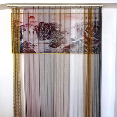 Transforme seu espaço com cortinas metálicas de alumínio decorativas Várias cores e opções de personalização