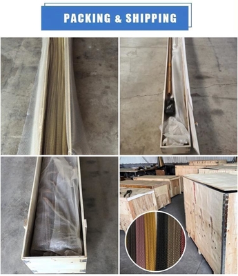 Transforme seu espaço com cortinas metálicas de alumínio decorativas Várias cores e opções de personalização