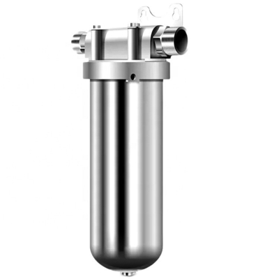Prefiltro de aço inoxidável polido de 10" para o sistema de purificação de aço de fluxo