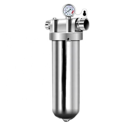Inglês Língua de Operação 20&quot; pré-filtro de aço inoxidável para filtragem de água residencial