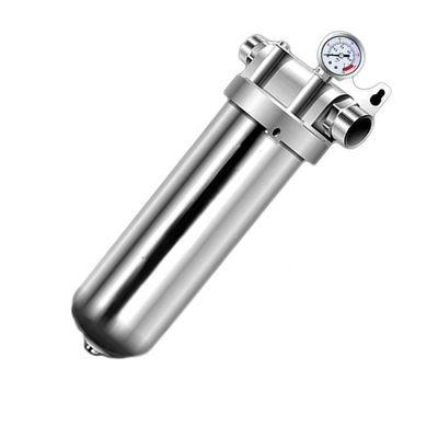 Prefiltro de aço inoxidável modular de fluxo comprimento de cartucho de filtro de 10&quot; para SS304/SS316 e tipo de pressão comum
