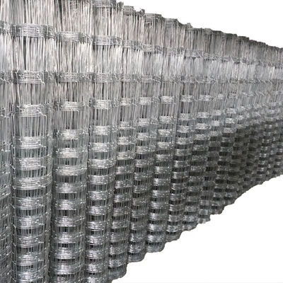 Invencível controle de gado Galvanizado malha de arame Galvanizado vedação de gado com estrutura de metal e 10/15/20/25cm espaçamento de arame vertical