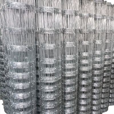 Invencível controle de gado Galvanizado malha de arame Galvanizado vedação de gado com estrutura de metal e 10/15/20/25cm espaçamento de arame vertical