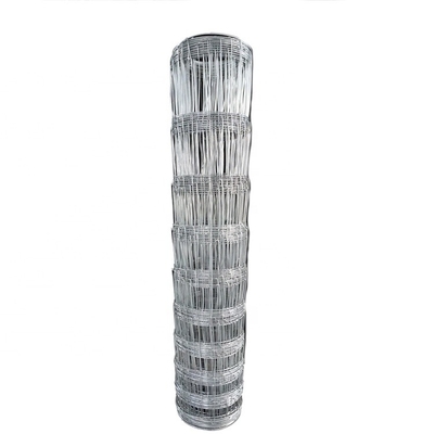 Invencível controle de gado Galvanizado malha de arame Galvanizado vedação de gado com estrutura de metal e 10/15/20/25cm espaçamento de arame vertical