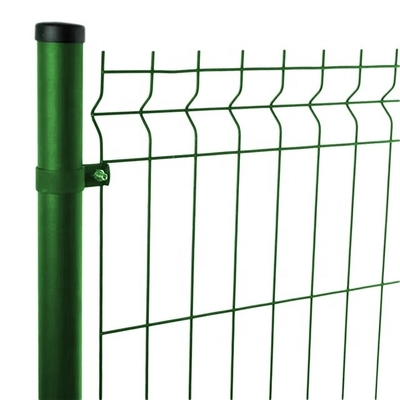 Pvc revestido Heavy Duty 3D Metal Wire Fence Segurança Farm-Friendly Com Design Anti-Climb e 4/ 4.5/ 5mm Diâmetro de fio