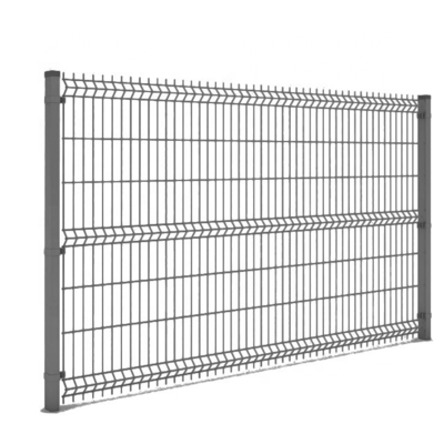 Cercas de malha de arame 3D soldadas com visibilidade melhorada Galvanizado e revestido de PVC Escudo exterior decorativo