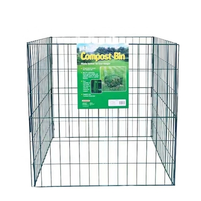 Cachoeira de compostagem de camadas ajustáveis com painel de malha soldado para compostagem personalizada Necessidades em jardinagem versátil sem tampa