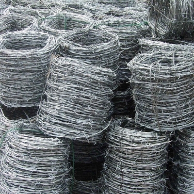 1.6mm Diâmetro de fio de segurança galvanizado de arame farpado vedação durável para proteção máxima