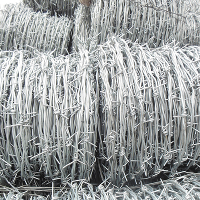1.6mm Diâmetro de fio de segurança galvanizado de arame farpado vedação durável para proteção máxima