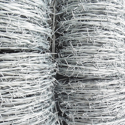 1.6mm Diâmetro de fio de segurança galvanizado de arame farpado vedação durável para proteção máxima