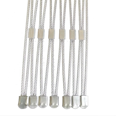 Rede de segurança de corda de fio de aço inoxidável 304 Ideal para plantas de escalada Rede tamanho 20mm a 200mm Ferrule durável estilo tecido