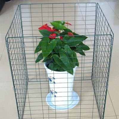 Revestimento resistente à ferrugem e fio de 2,0 mm/4,0 mm tornam a compostagem em casa fácil com o contentor de compostagem de malha de fio retangular