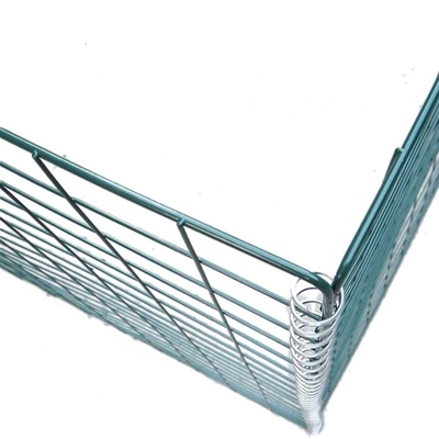 Revestimento resistente à ferrugem e fio de 2,0 mm/4,0 mm tornam a compostagem em casa fácil com o contentor de compostagem de malha de fio retangular