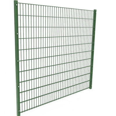 Cercas de post Caps PVC revestido 3D curva de malha de arame elétrico Soldado Cercas para o pátio direto Verde Metal Ferro de ferro jardim cercas de segurança