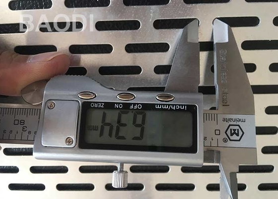 Perfurar entalhada fura 0.5mm que 0.8mm perfurou Mesh Filter Mining Screen de alumínio