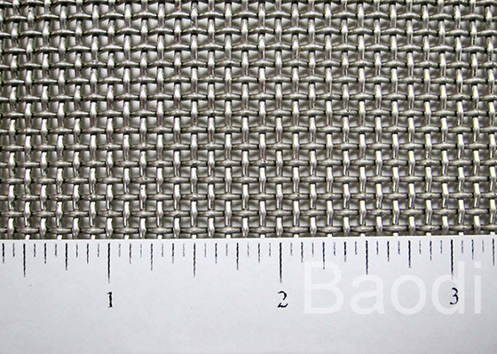 Fio frisado personalizado Mesh Eletro Galvanized da tela de vibração